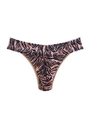 Printed Signature Lace® Original Rise Thong Wild Thing Animal Print