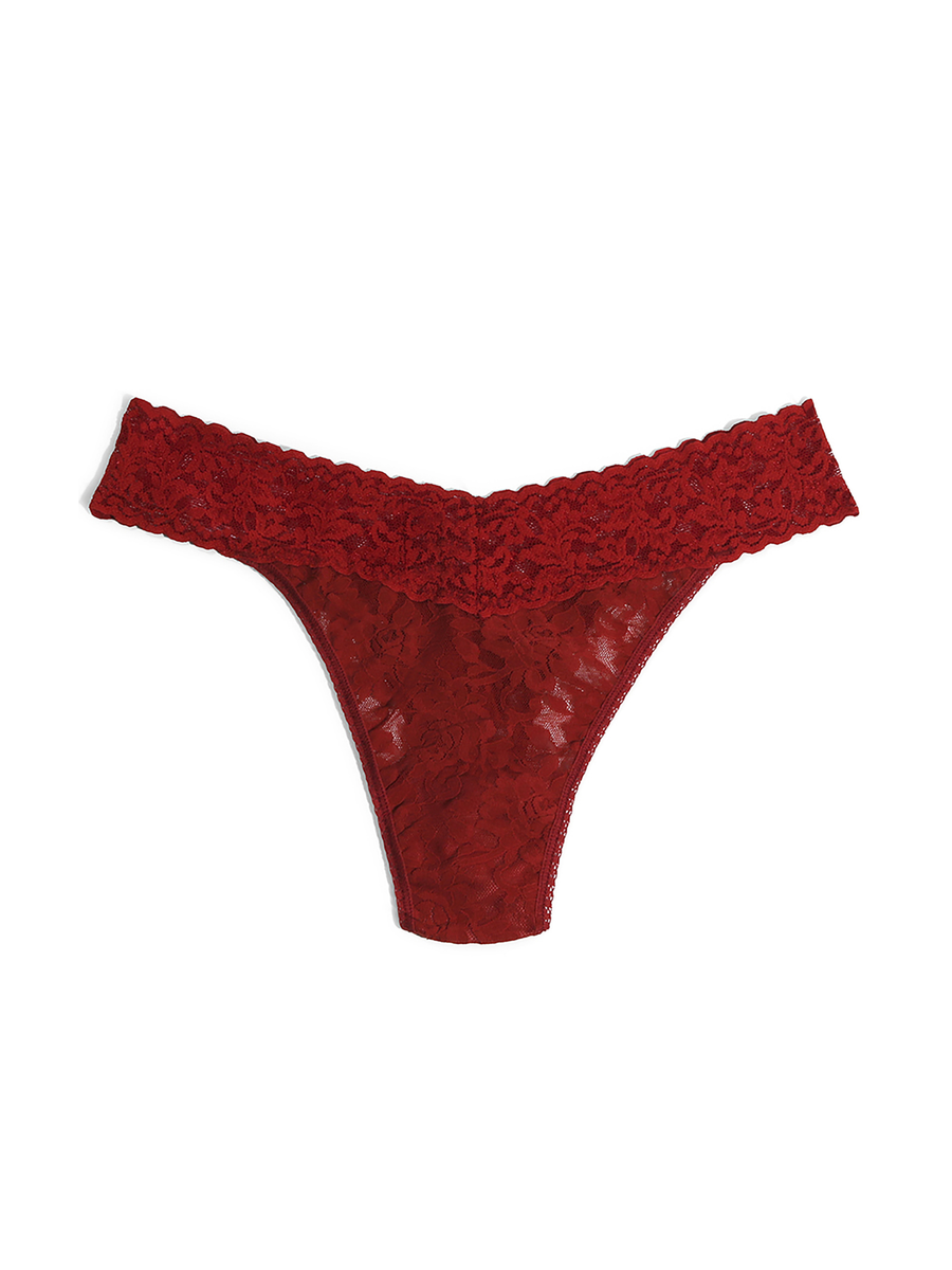 Signature Lace® Original Rise Thong Clay Ole Red