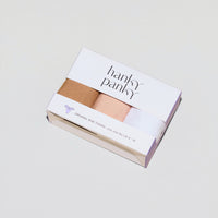 Hanky Panky Original Rise Thong 3-Pack gift box - Sun Tan, Chai & White cotton thongs, one size fits 4–14 | Hanky Panky