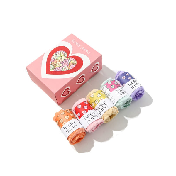 Signature Lace® Low Rise 5 Pack Candy Heart Box Bright Sp
