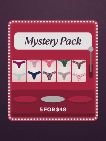Mystery 5 Pack Low Rise Thongs