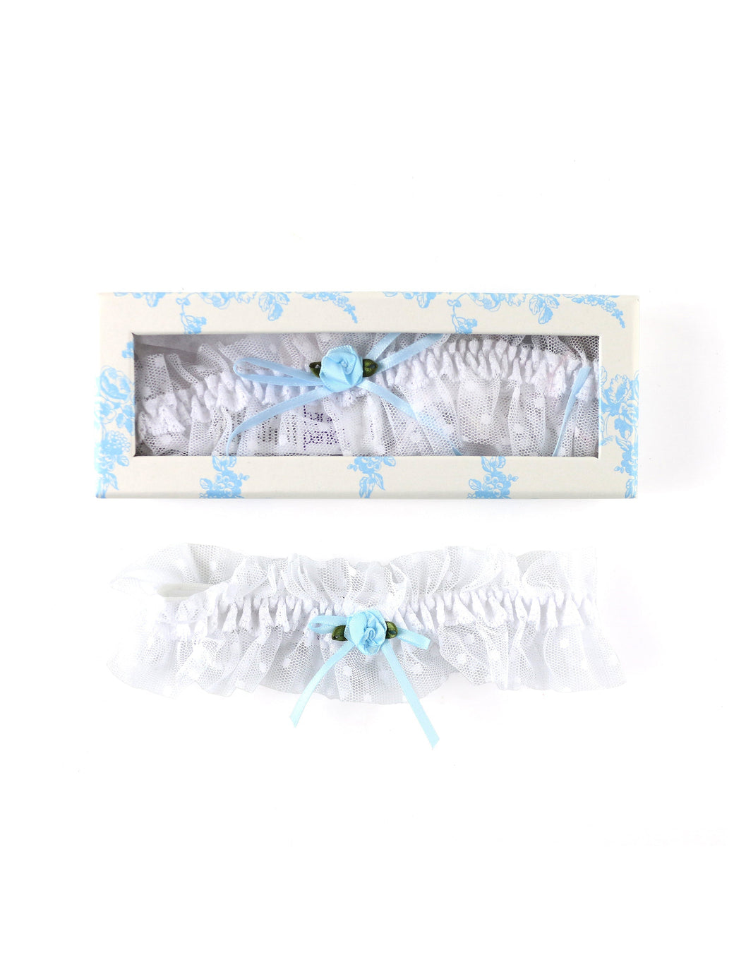 Dotted Tulle Garter