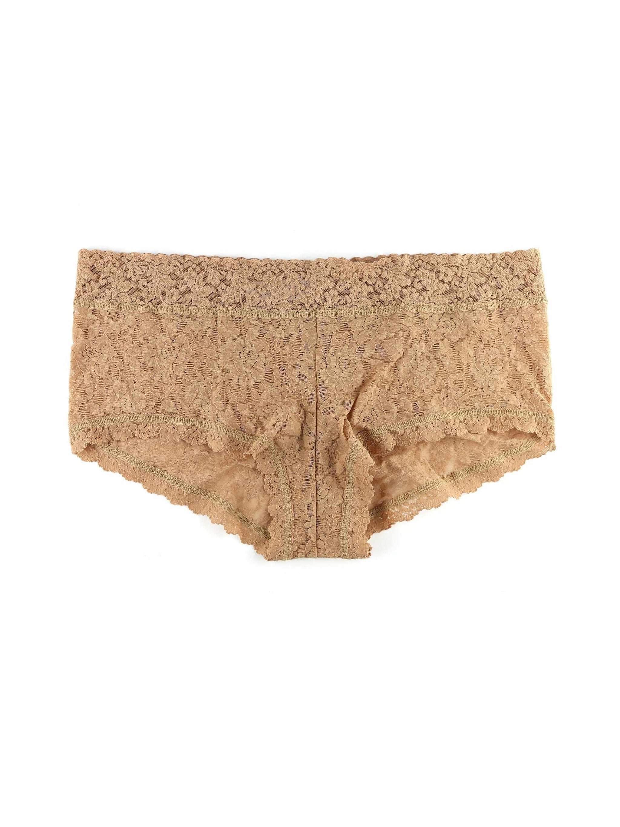 Plus Size Signature Lace® Boyshort Sun Tan Sale