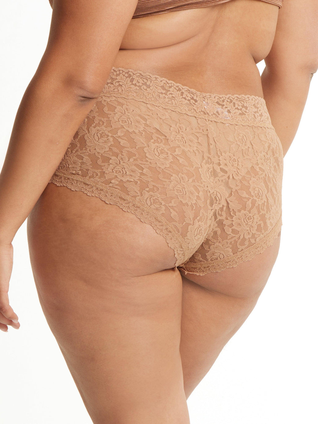 Plus Size Signature Lace® Boyshort Sun Tan Sale