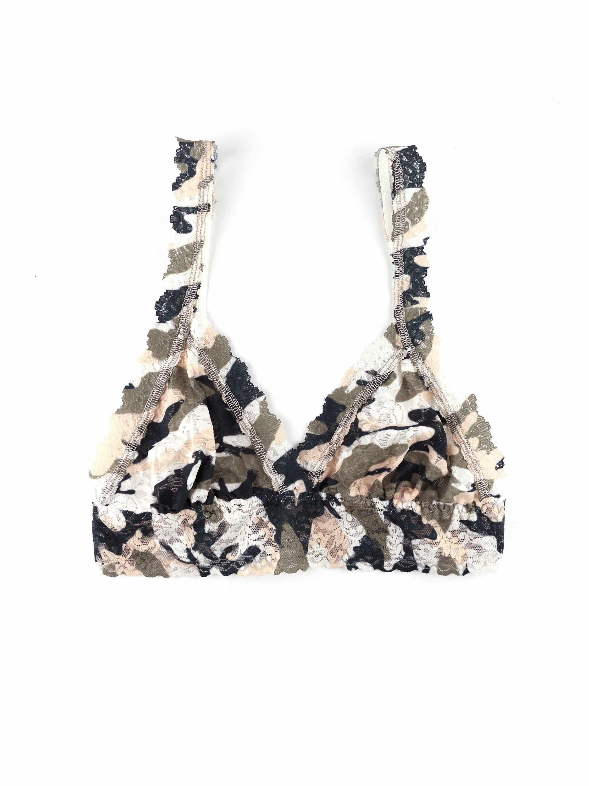 Printed Signature Lace® Crossover Bralette Sale Incognito