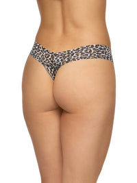 Printed Signature Lace Low Rise Thong-Hanky Panky
