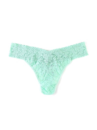 Signature Lace Original Rise Thong-MINT SPRIG GREEN-Hanky Panky