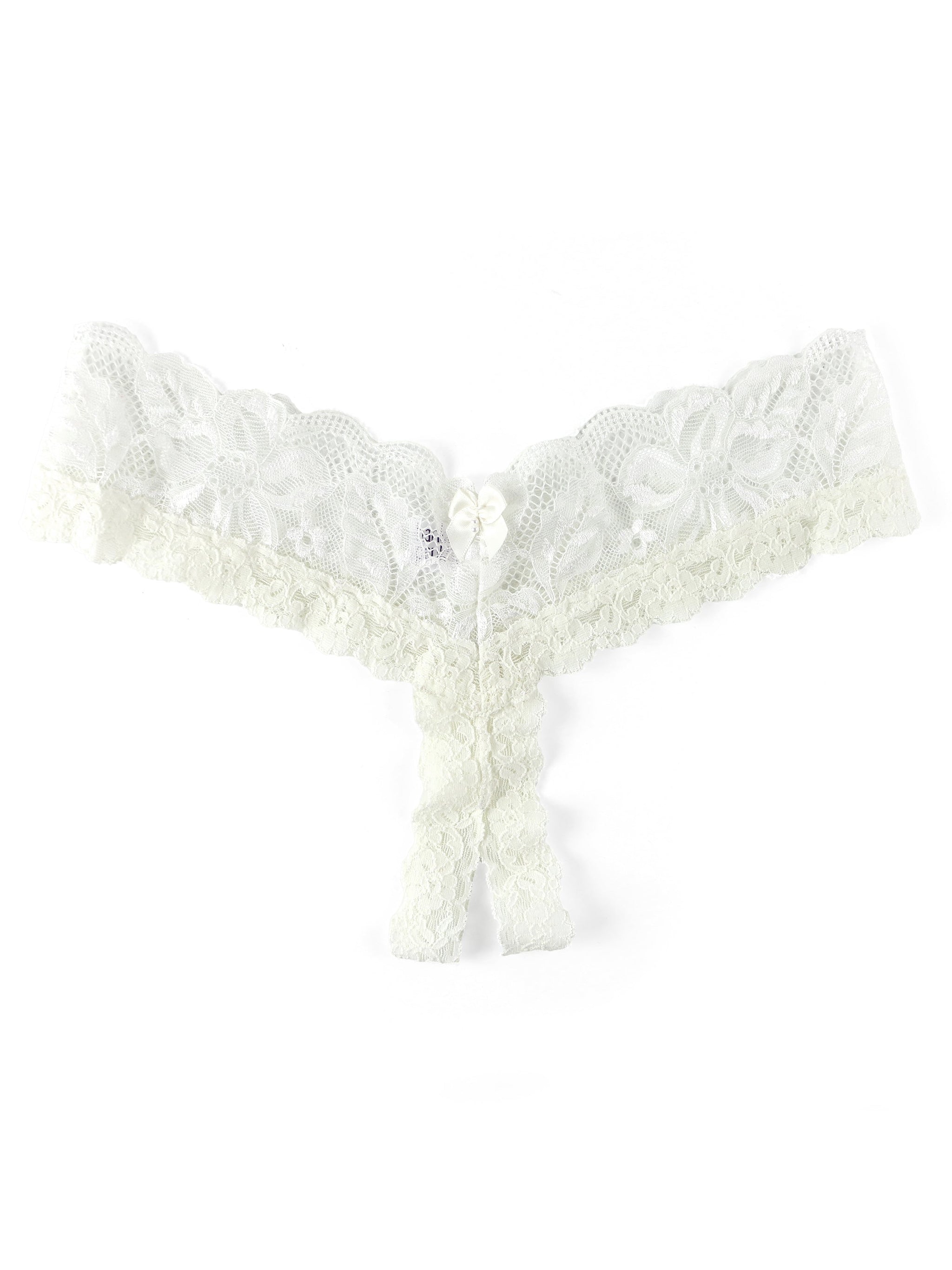 Nude Illusion Crotchless G-String